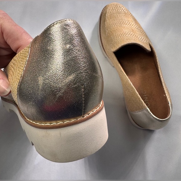 Vionic Raffia Platform Loafers Wide Width 10 - Picture 8 of 10